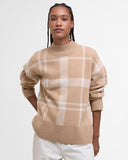 Harriet Tartan High-Neck Jumper