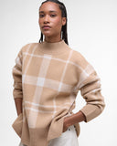 Harriet Tartan High-Neck Jumper