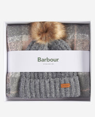 Saltburn Beanie & Tartan Scarf Gift Set