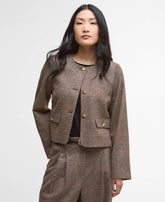 Corina Collarless Tailored Jacket