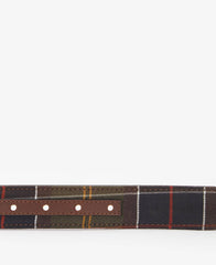 Reversible Tartan Leather Belt