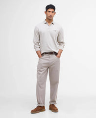 Washed Stretch Regular Trousers