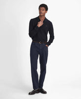 Washed Stretch Regular Trousers
