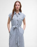 Abby Striped Midi Dress