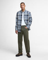 Washed Stretch Regular Trousers