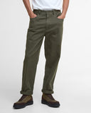 Washed Stretch Regular Trousers