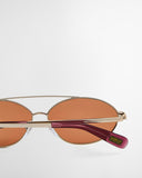 Oval Aviator Sunglasses