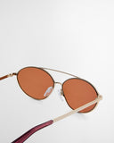 Oval Aviator Sunglasses