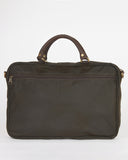 Waxed Leather Briefcase