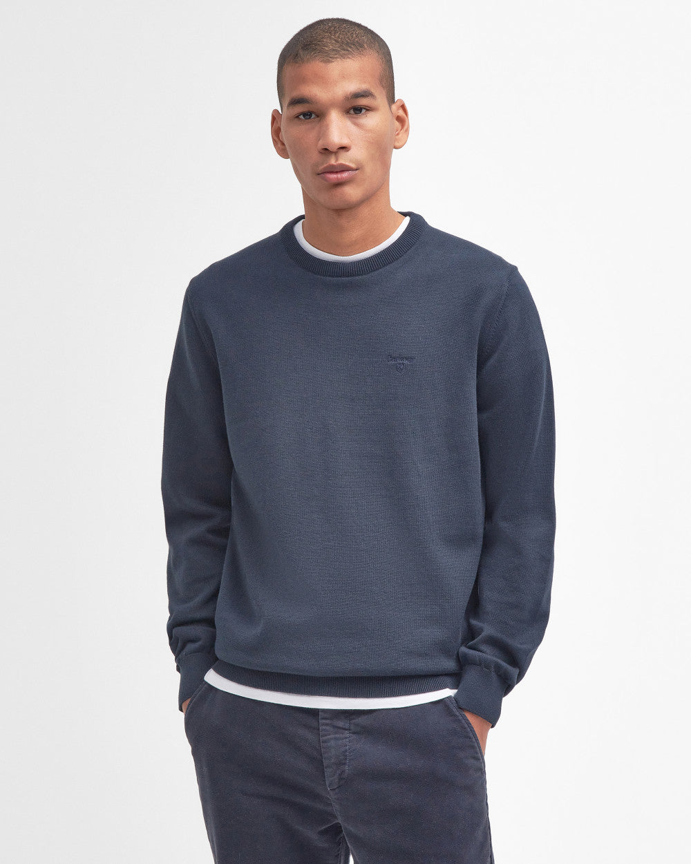Pima Cotton Crew Neck Jumper