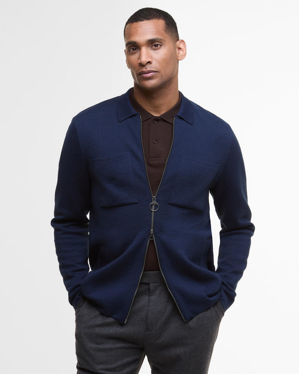 Croscombe Zip-Up Cardigan