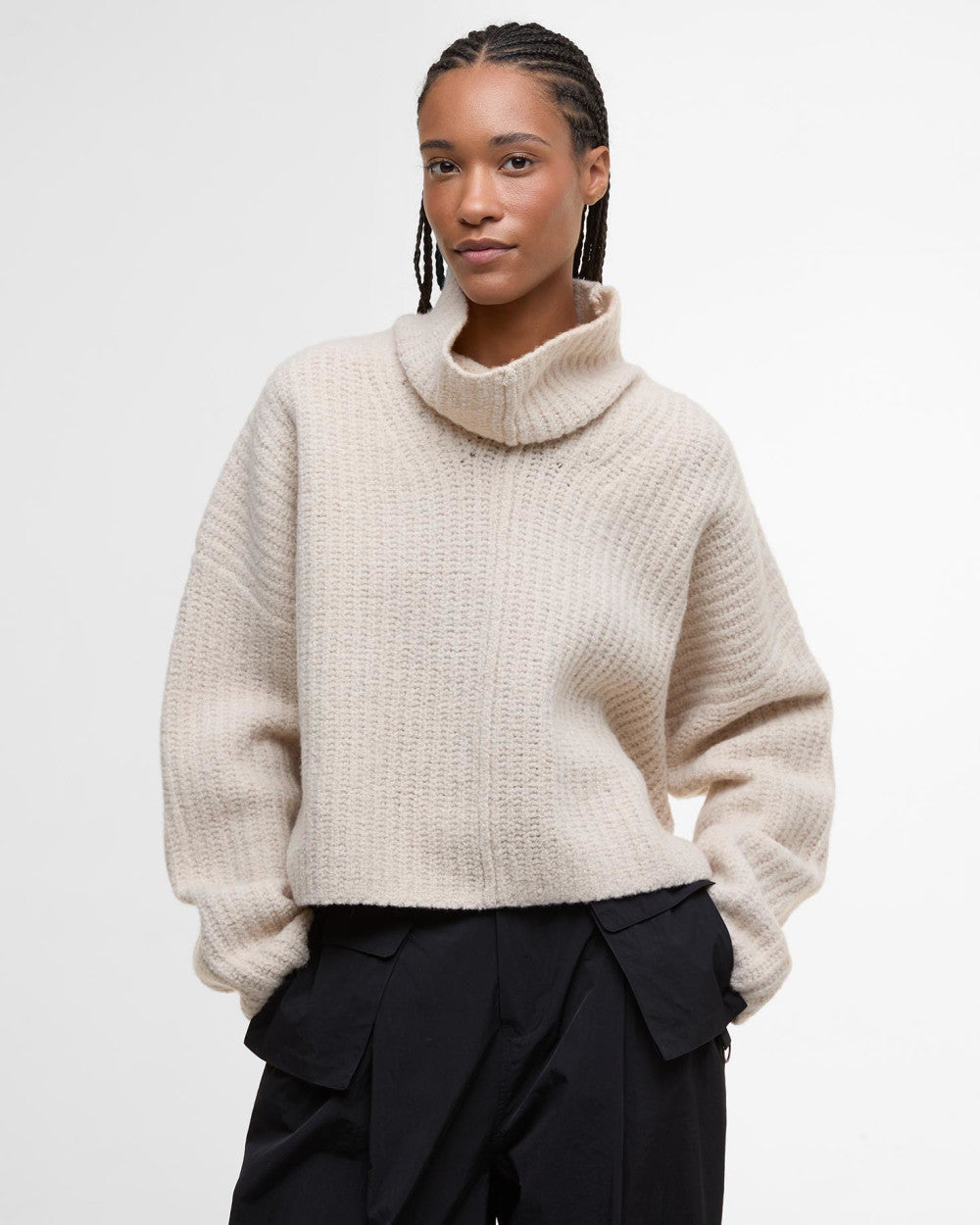 Imelda Funnel-Neck Jumper