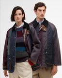Paul Smith loves Barbour Striped Oversized Bedale Waxed Jacket